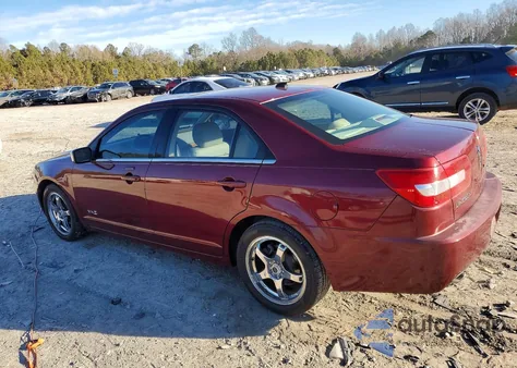 2007 Lincoln Mkz z USA, uszkodzony, nr VIN 3LNHM26T07R663692